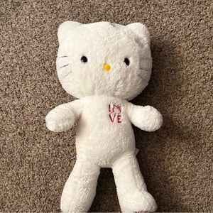 Build-A-Bear Hello Kitty Valentine Plush White